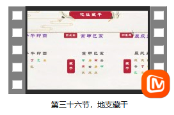 第三十六节 地支藏干