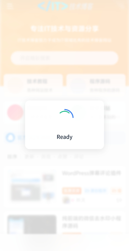 给你的网站加上一个加载动画-丹洋社区